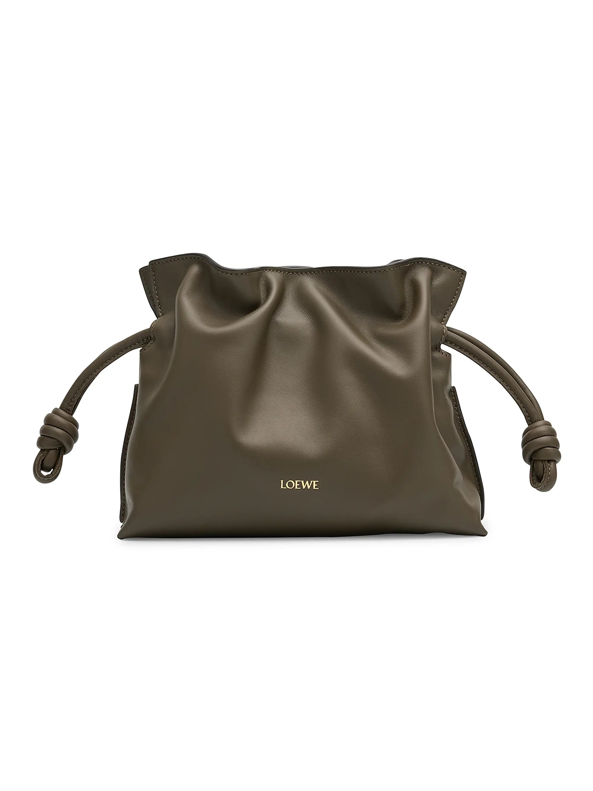LOEWE Flamenco Mini Leather Clutch