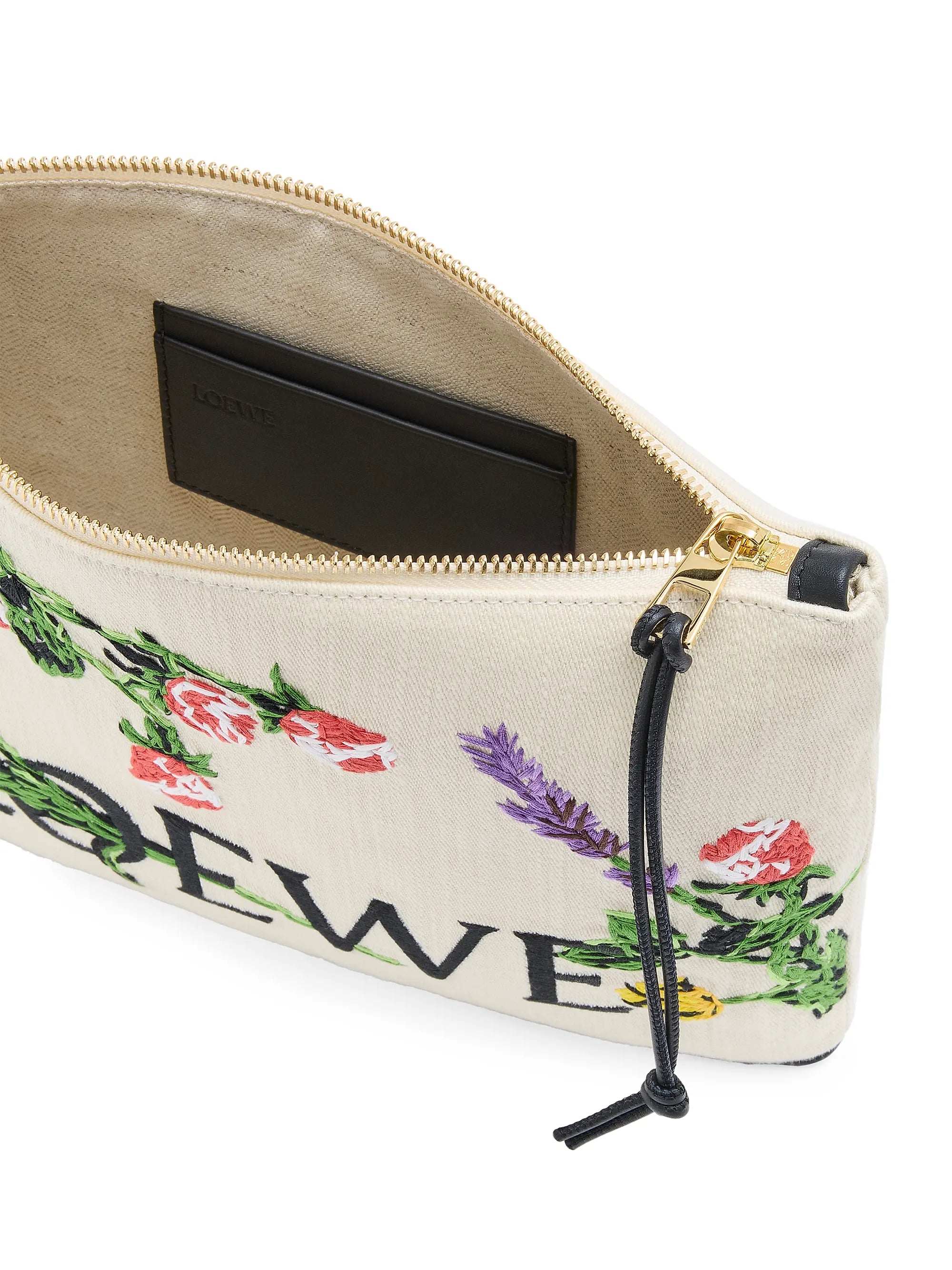 LOEWE LOEWE x Paula's Ibiza Oblong Floral Pouch