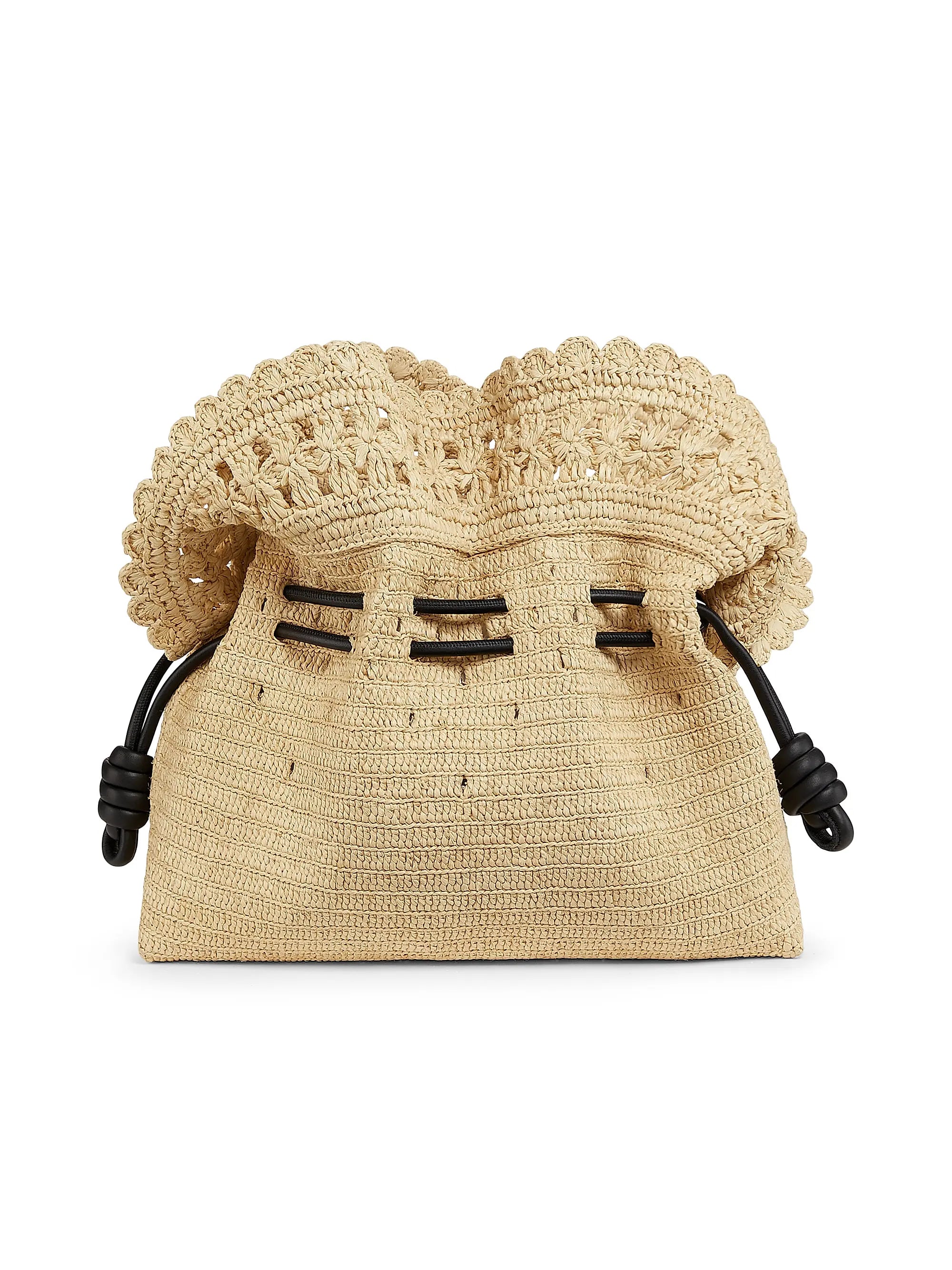 LOEWE LOEWE x Paula's Ibiza Flamenco Raffia Clutch