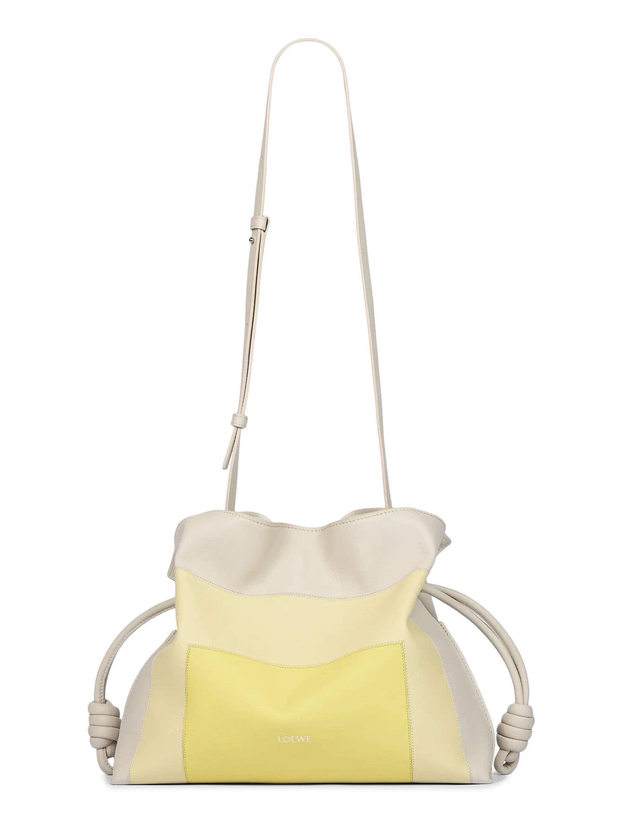 LOEWE Flamenco Leather Clutch
