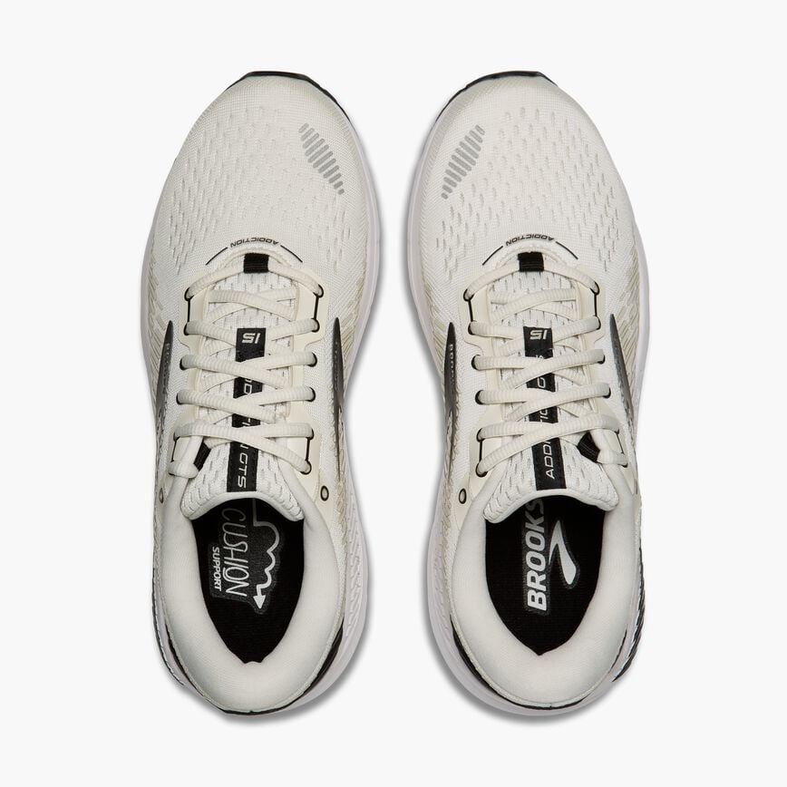 Brooks Addiction GTS 15 Vaporous Grey/Black/White