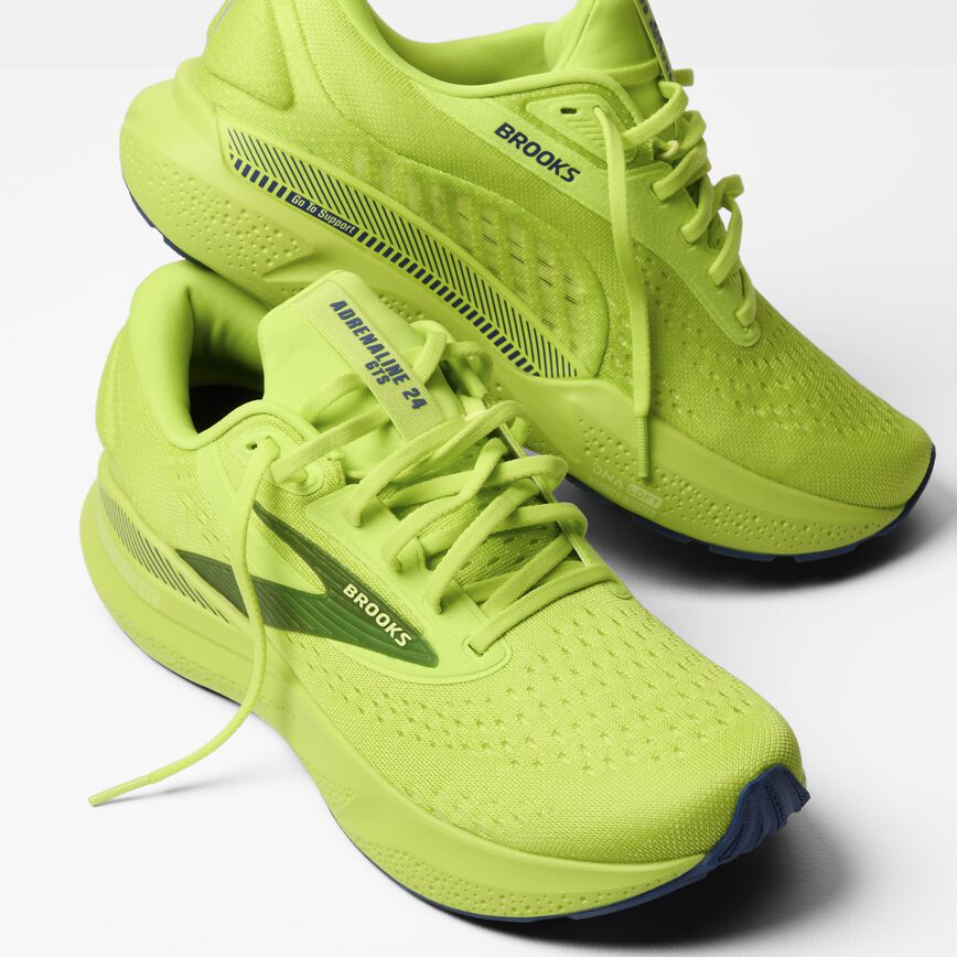 Brooks Adrenaline GTS 24 Acid Lime/Sunny Lime/Navy