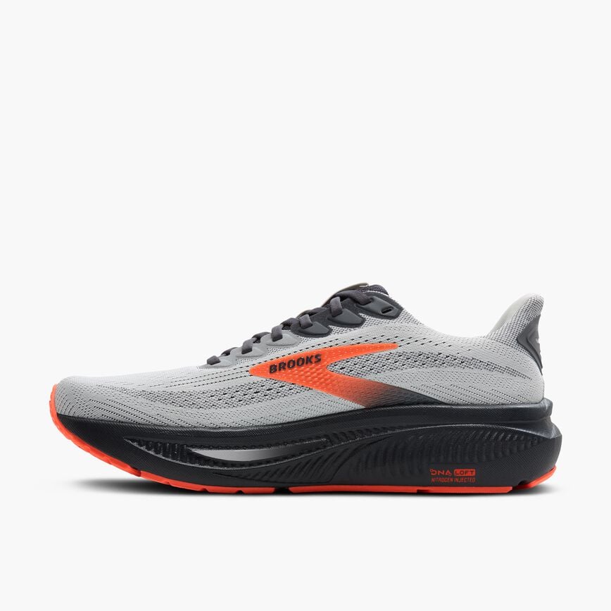 Brooks Ghost 17 Oyster Mushroom/Orange/Ebony