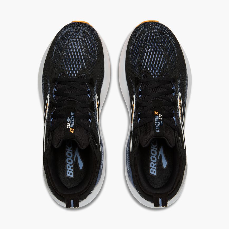 Brooks Glycerin GTS 22 Black/Country Blue/Orange Pop