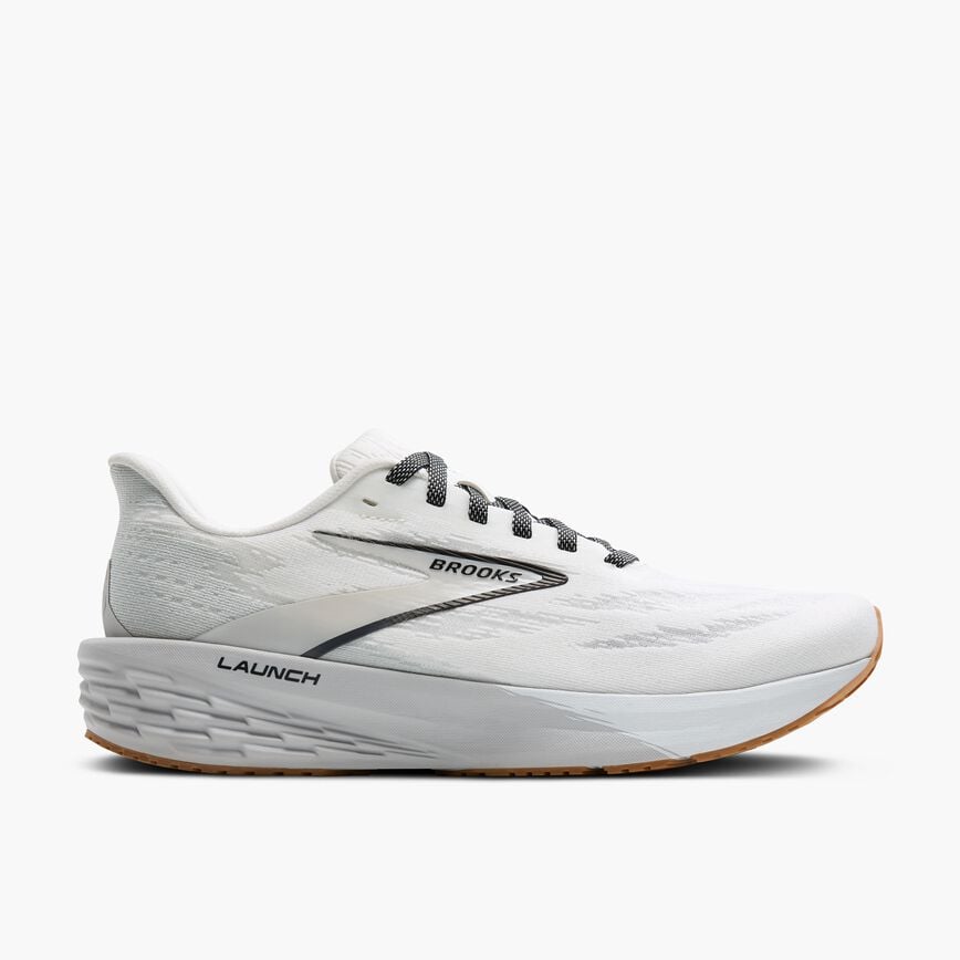 Brooks Launch 11 White/Grey/Black