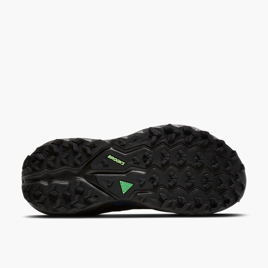 Brooks Cascadia 19 Phantom/Rum Raisin/Green