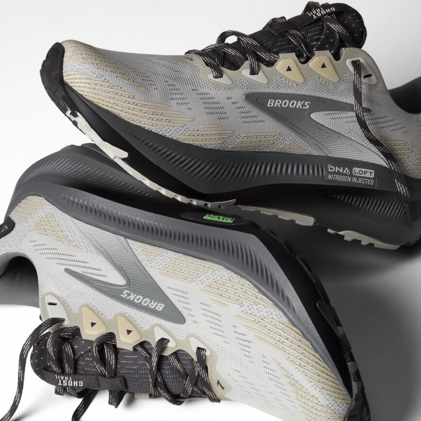 Brooks Ghost Trail Gray/Gray/Bleached Sand
