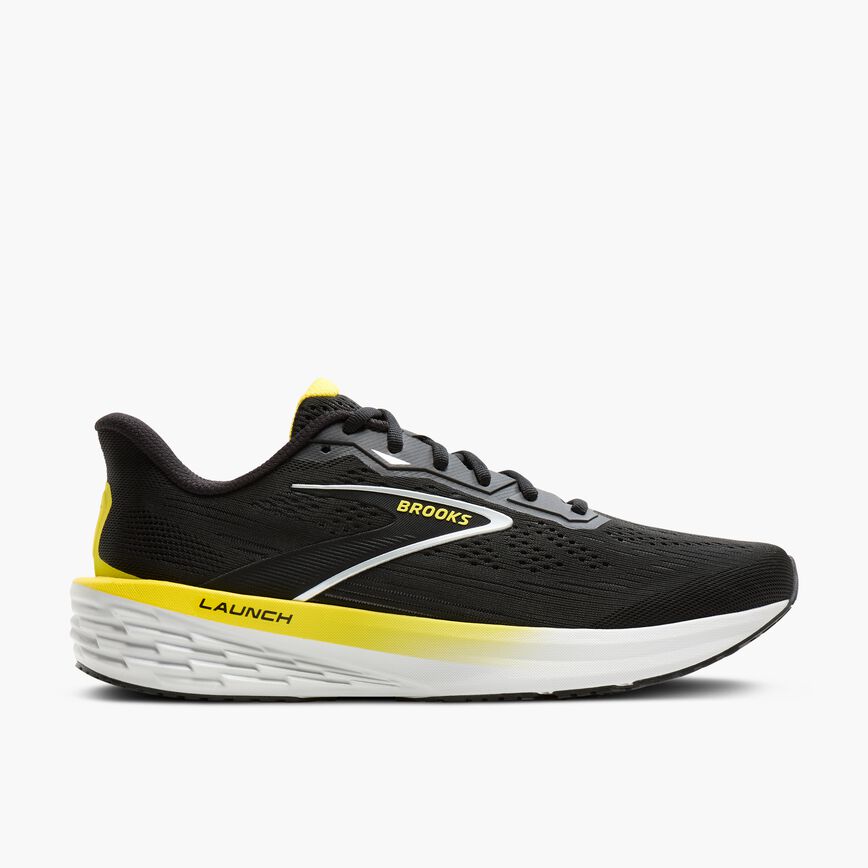 Brooks Launch 12 Black/Cyber Yellow/Oyster