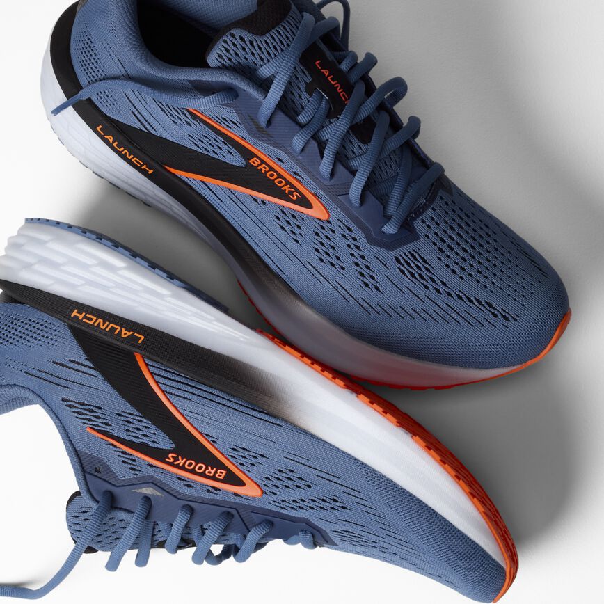 Brooks Launch 12 Moonlight/Black/Orange
