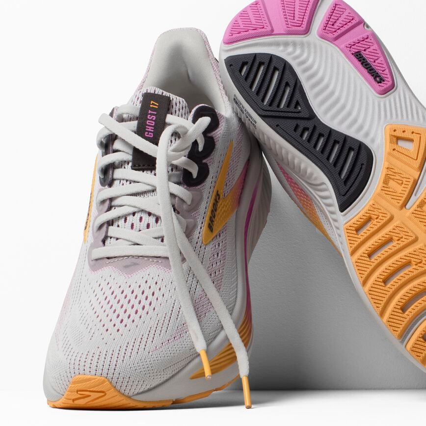 Brooks Ghost 17 Oyster/Apricot/Pink (Women's)