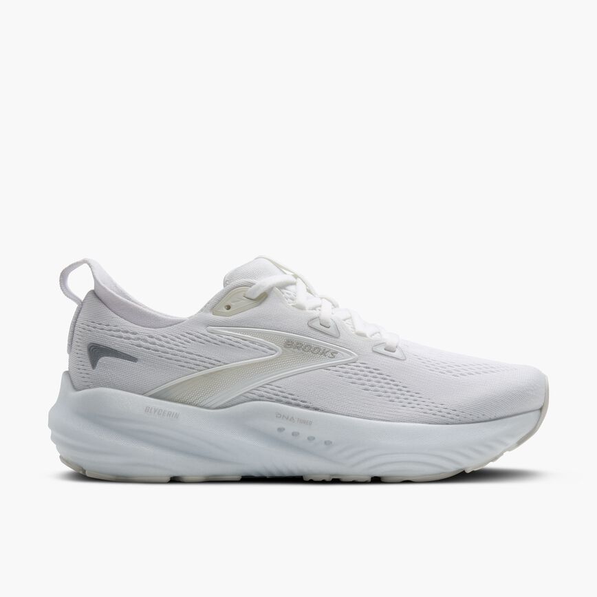 Brooks Glycerin 22 White/White/Grey (Women's)