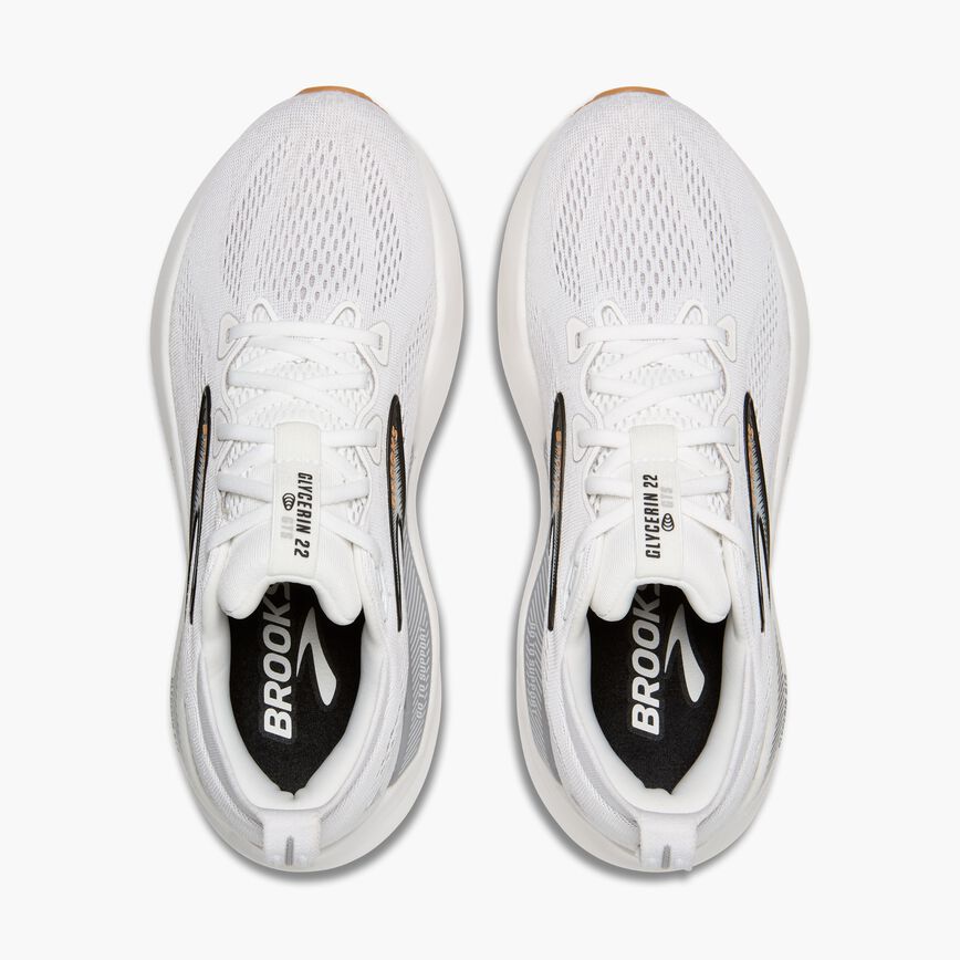 Brooks Glycerin GTS 22 White/Grey/Black (Women's)