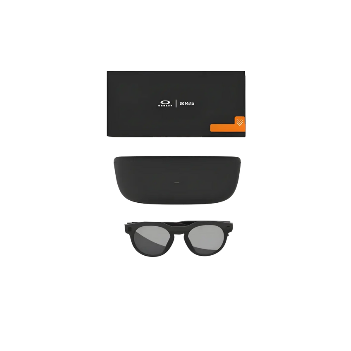 Meta x Oakley HSTN Glasses - Black/Prizm Black Polarised