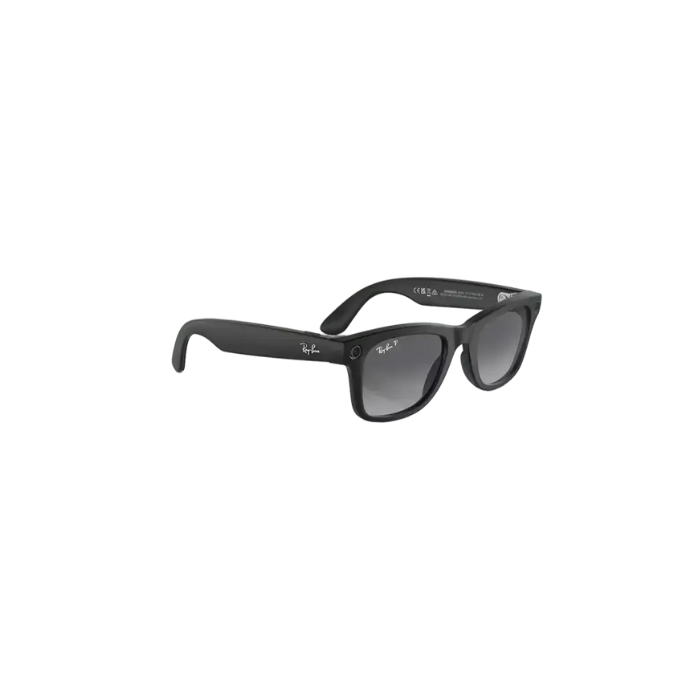 Ray Ban Meta Smart Glasses - Wayfarer Matte Black Graphite Lenses
