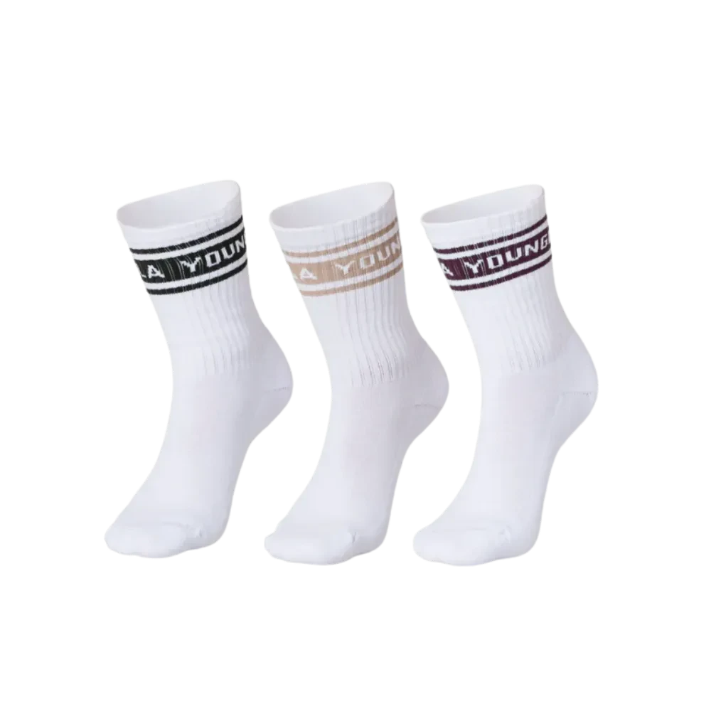 YoungLA Elevate crew socks Purple Pack