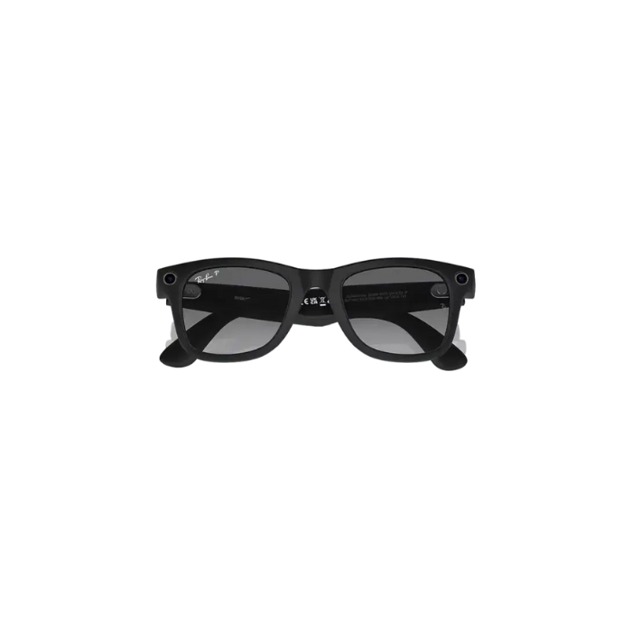 Ray Ban Meta Smart Glasses - Wayfarer Matte Black Graphite Lenses