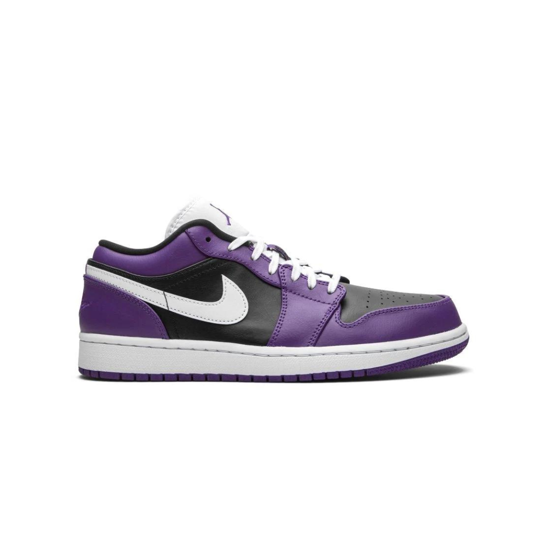 Jordan 1 Low Court Purple Black