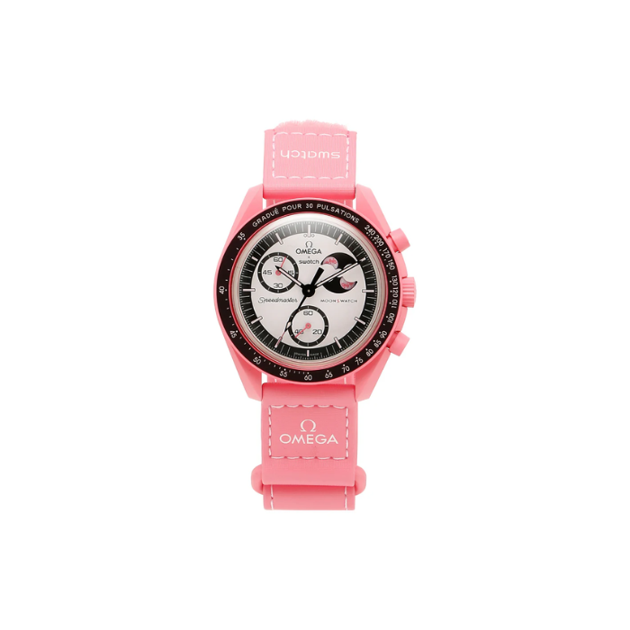 Swatch x Omega Bioceramic Moonswatch Mission To The Pink Moon