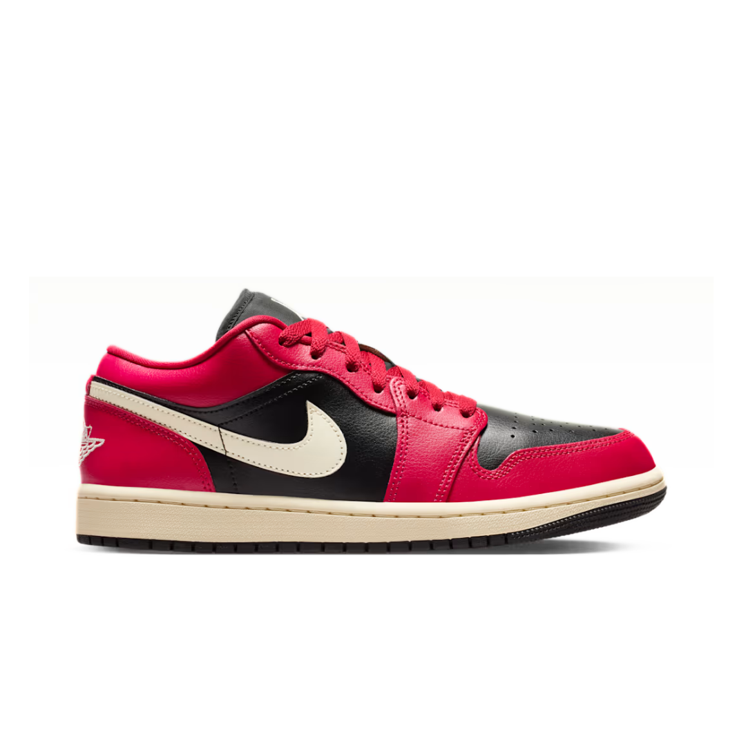 Jordan 1 Low Mystic Hibiscus Black (W)