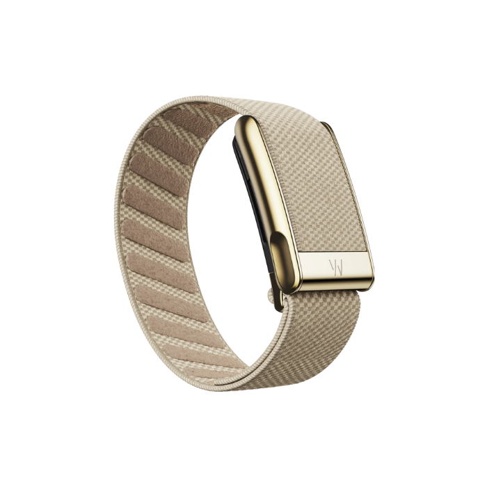 Whoop MG Superknit Luxe Dune with Gold Band (Strap Only)