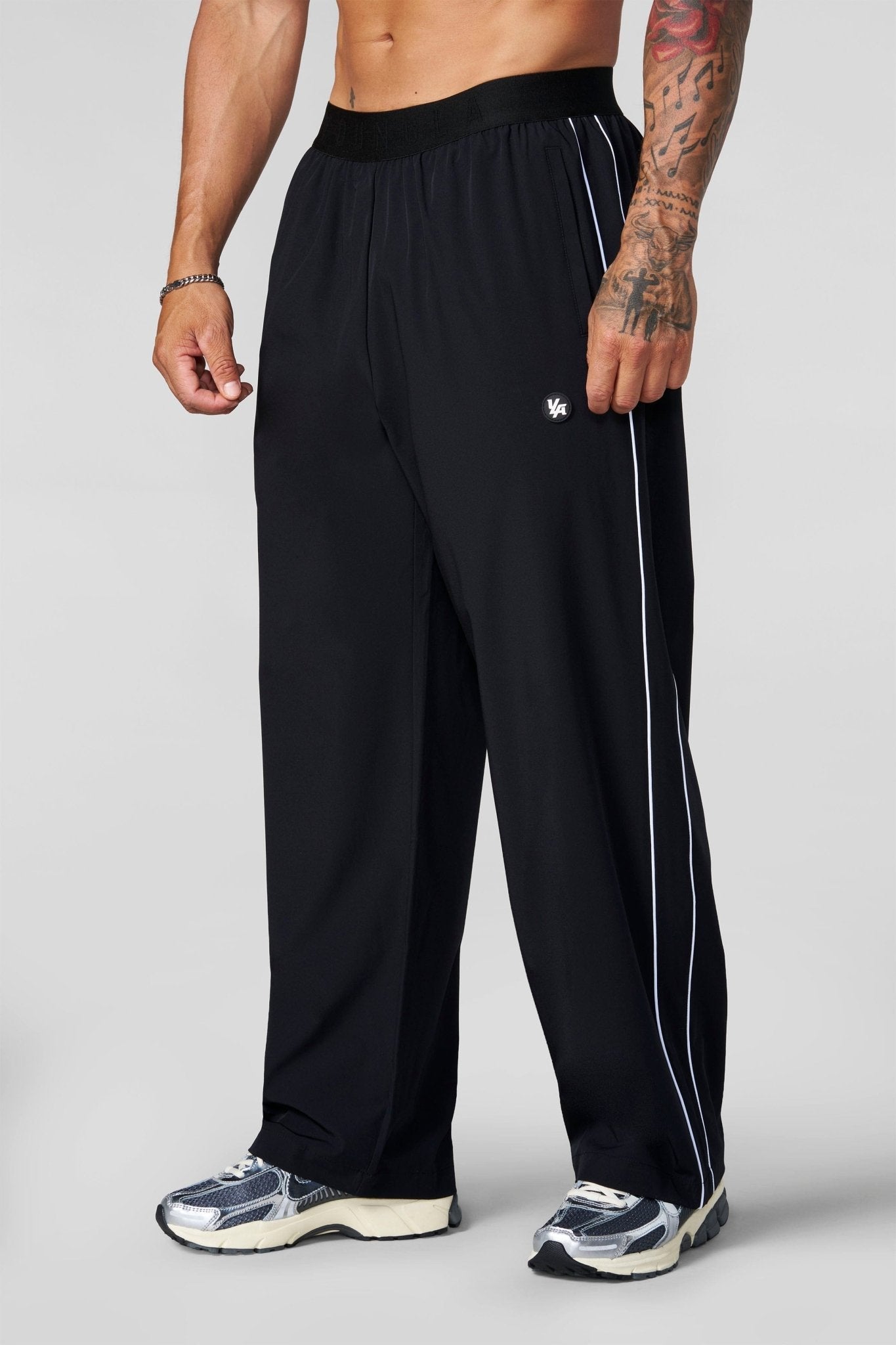 2166 - Motion Air Pants Black - Unmatched Kicks-YOUNG LA