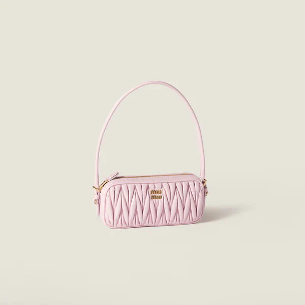 Miu Miu Matelassé nappa leather pouch