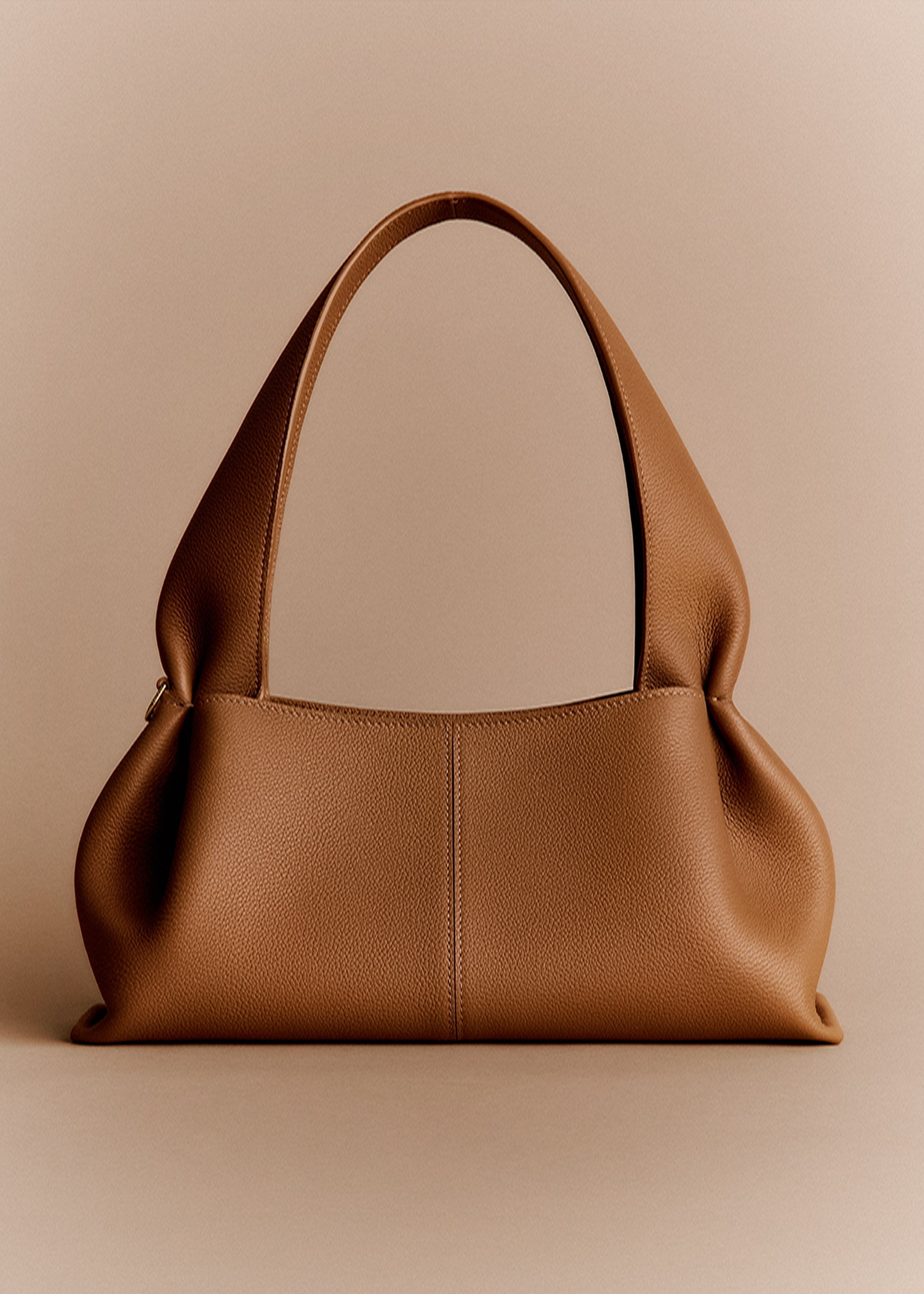 Polene Numero Neuf East West Textured Camel