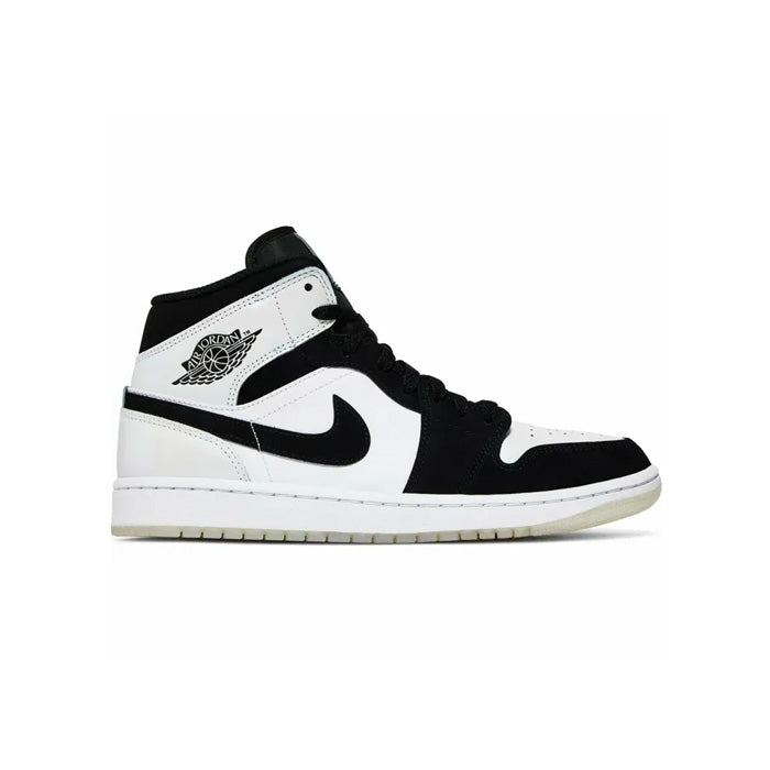 Air Jordan 1 Mid SE "Black and White / Diamond"