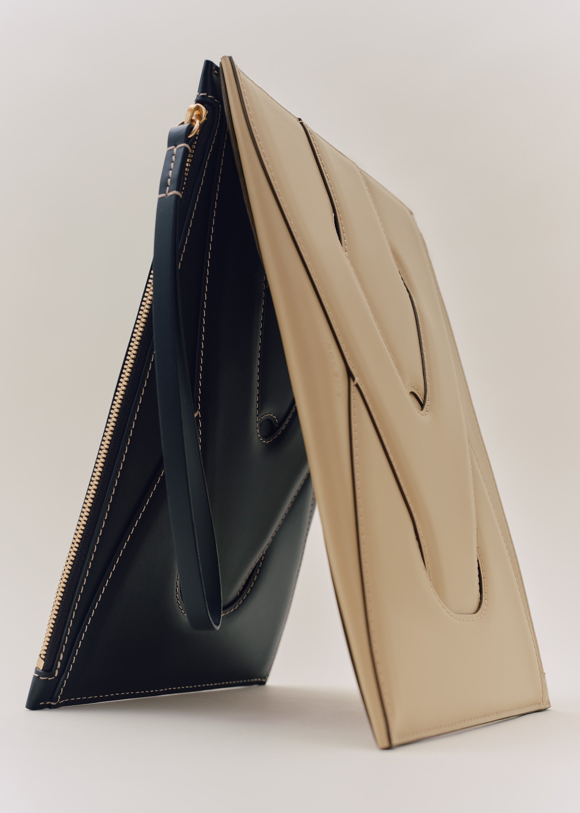 Polene Nodde Pouch Black