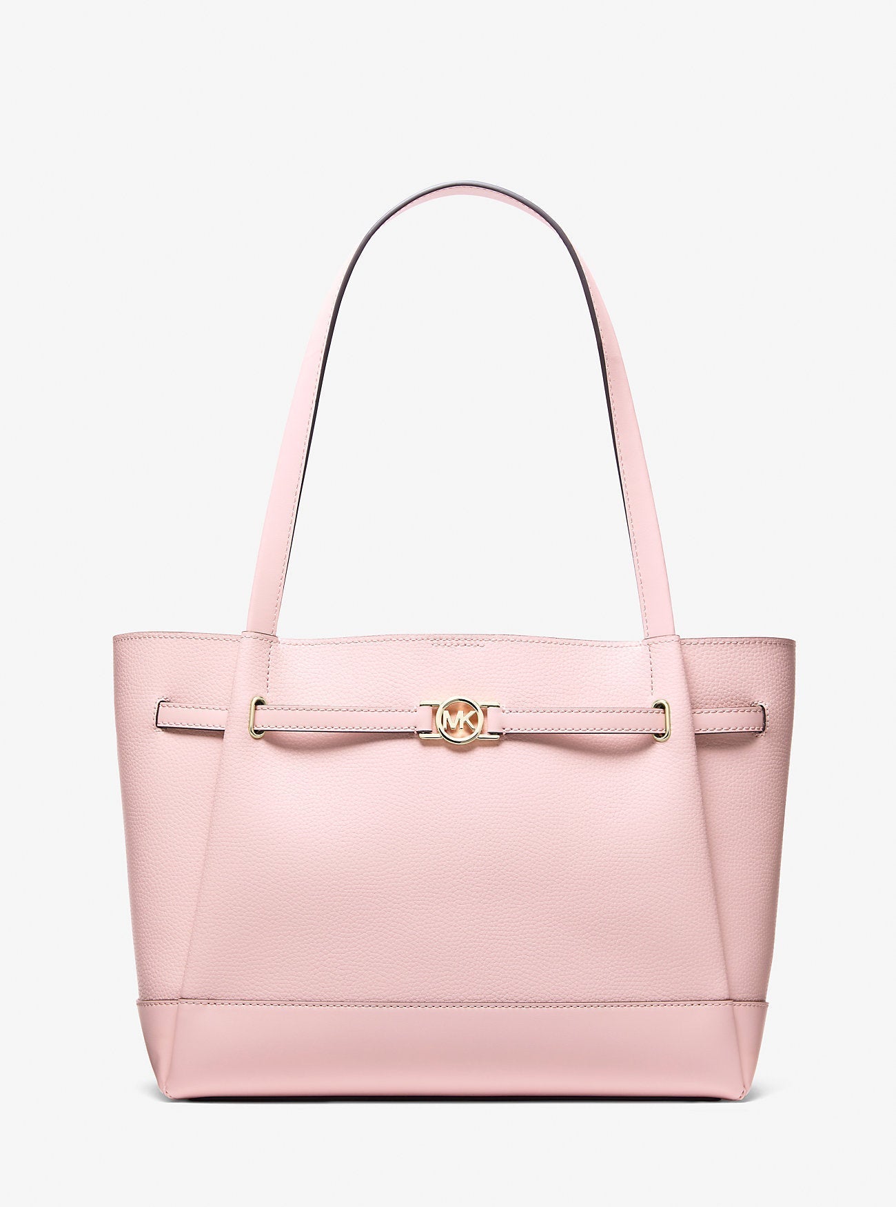 Reed Large Pebbled Leather Tote Bag Powder Blush Powder Blush