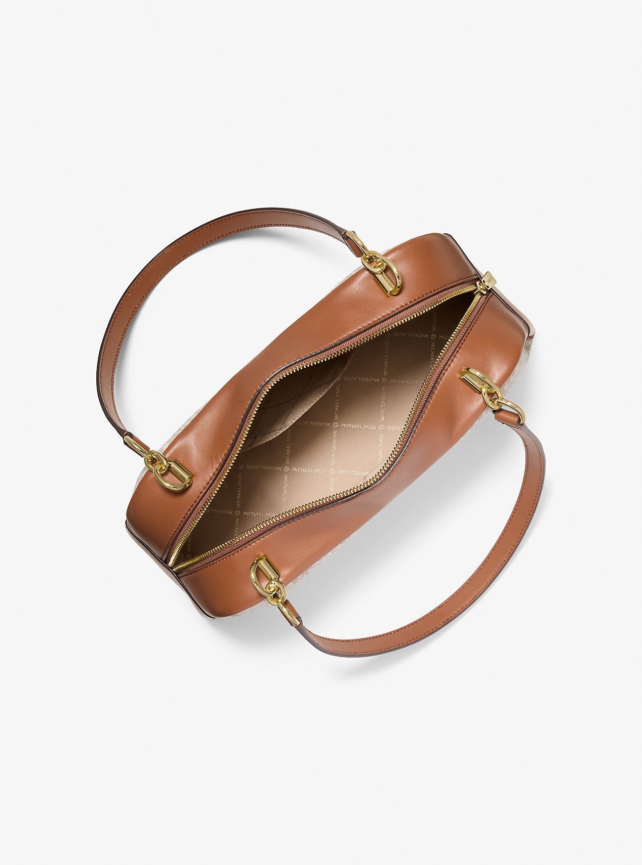 Cecily Medium Signature Logo Shoulder Bag Vanilla Vanilla