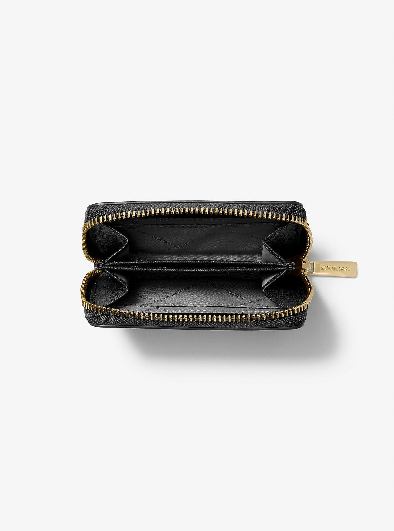 Michael Kors Jet Set Travel Medium Saffiano Leather Wallet Black