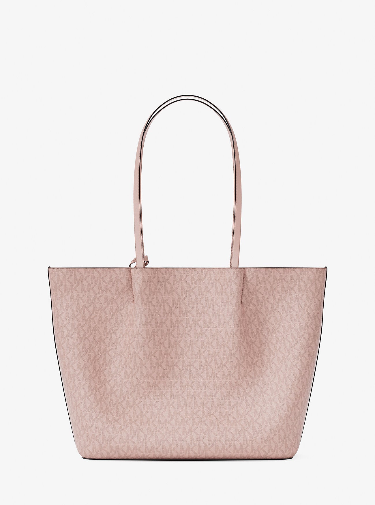 Carson Large Signature Logo Tote Bag Powder Blush Powder Blush