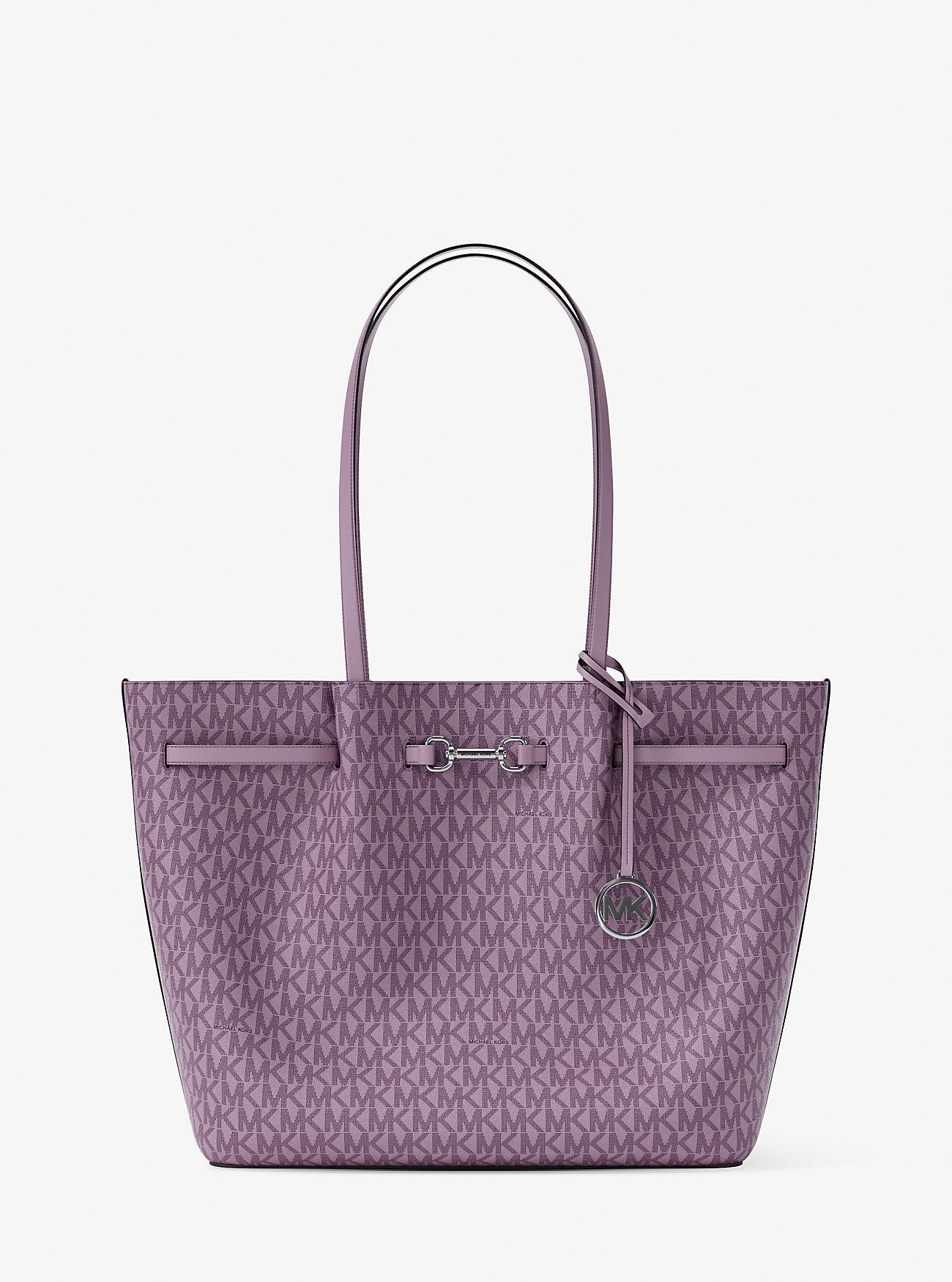Carson Large Signature Logo Tote Bag Lt Quartz Lt Quartz
