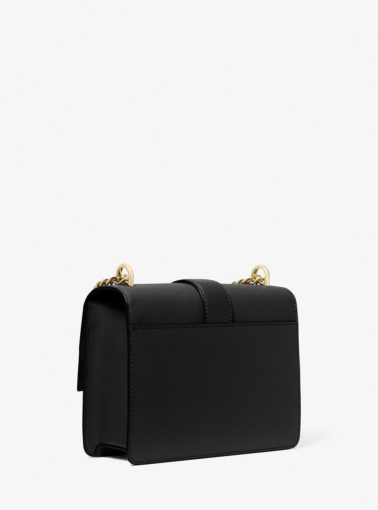 Greenwich Small Saffiano Leather Crossbody Bag Black Black