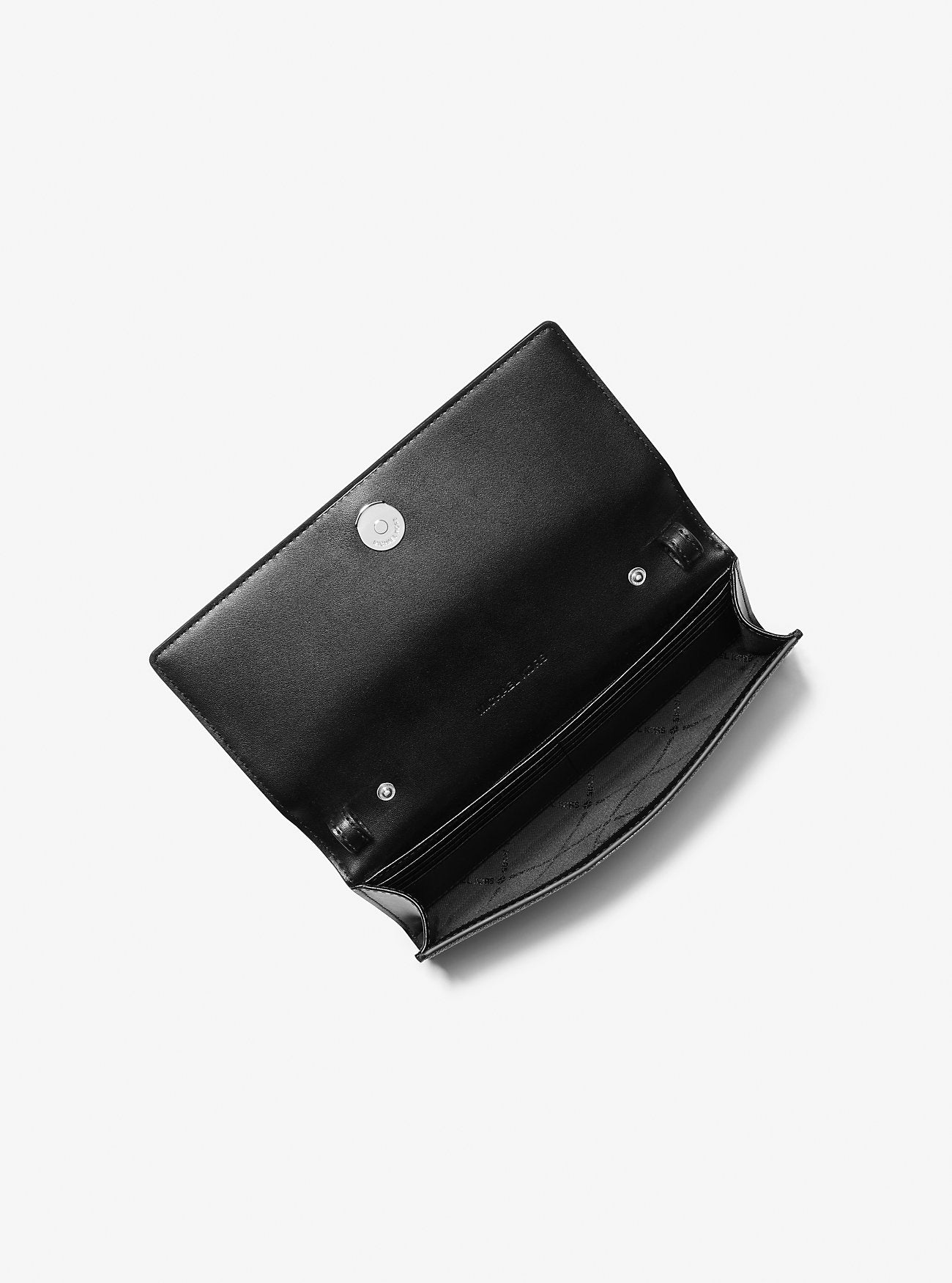 Carson Large Signature Logo Convertible Crossbody Bag Black Black