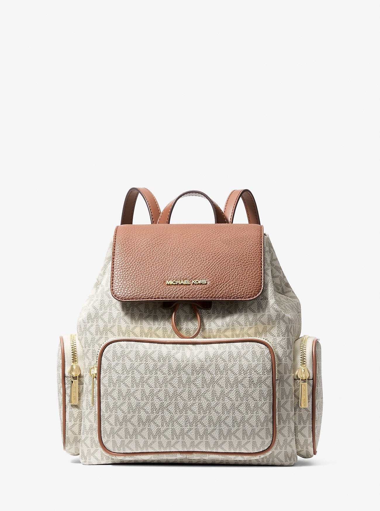 Merritt Small Signature Logo Cargo Backpack Vanilla Vanilla