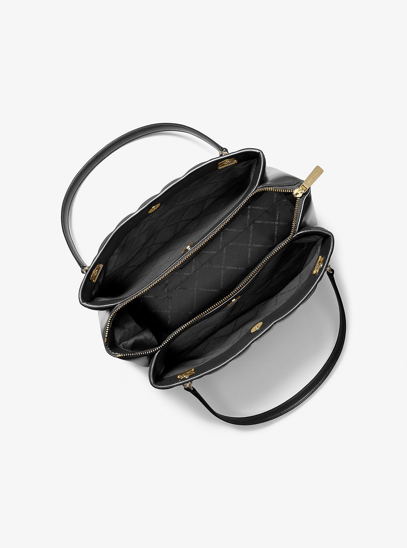 Soho Medium Quilted Tote Bag Black Black