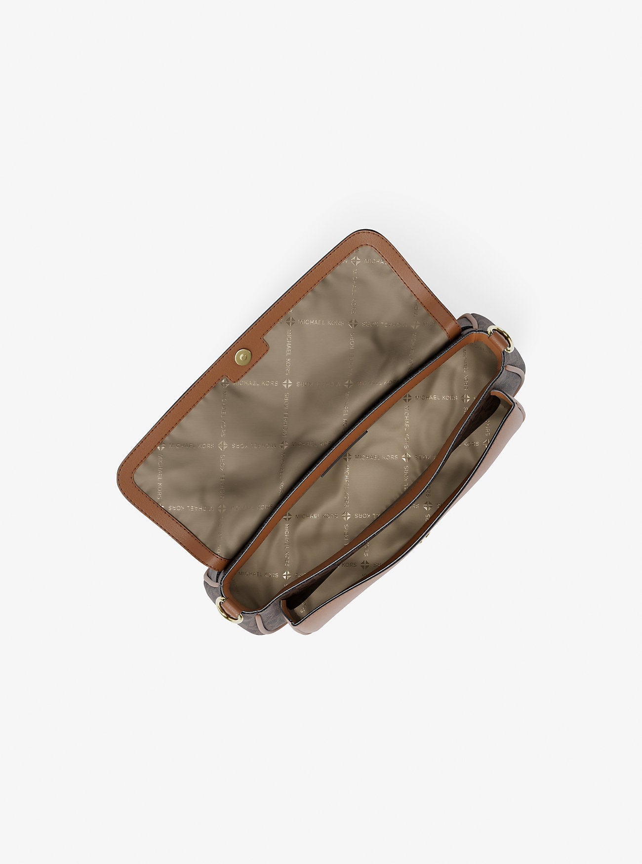 Jet Set Travel Small Signature Logo Crossbody Bag With Pouch Brown Brown