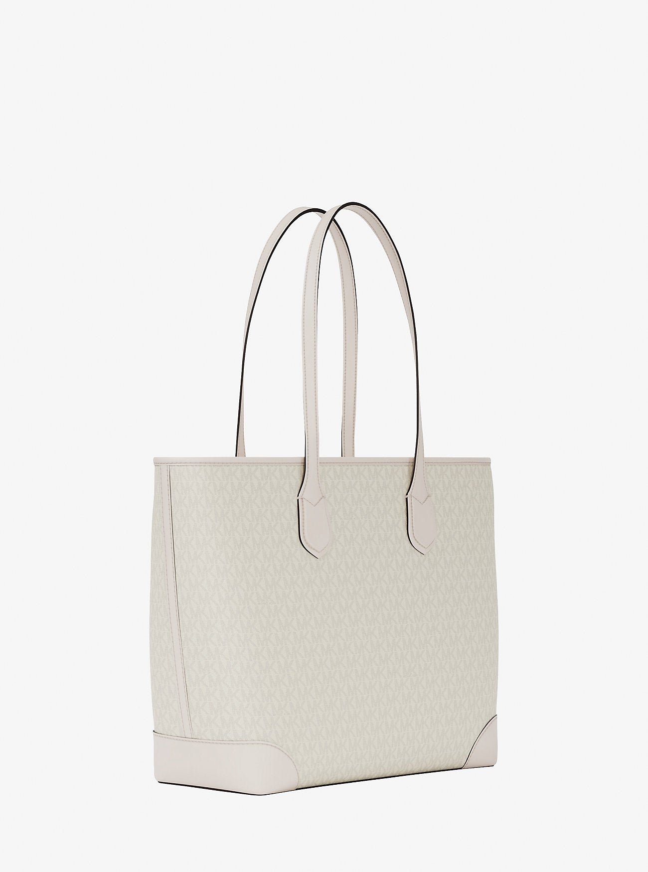 Eva Large Signature Logo Tote Bag Lt Crm Multi Lt Crm Multi