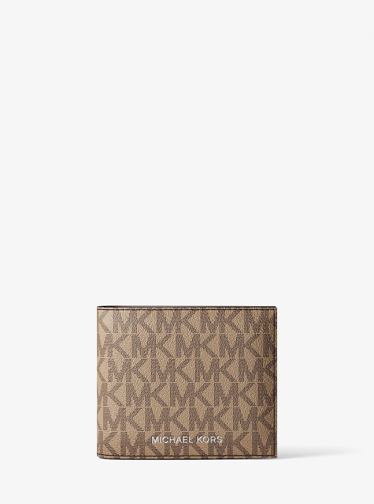 Cooper Logo Billfold Wallet With Coin Pouch Camel Camel