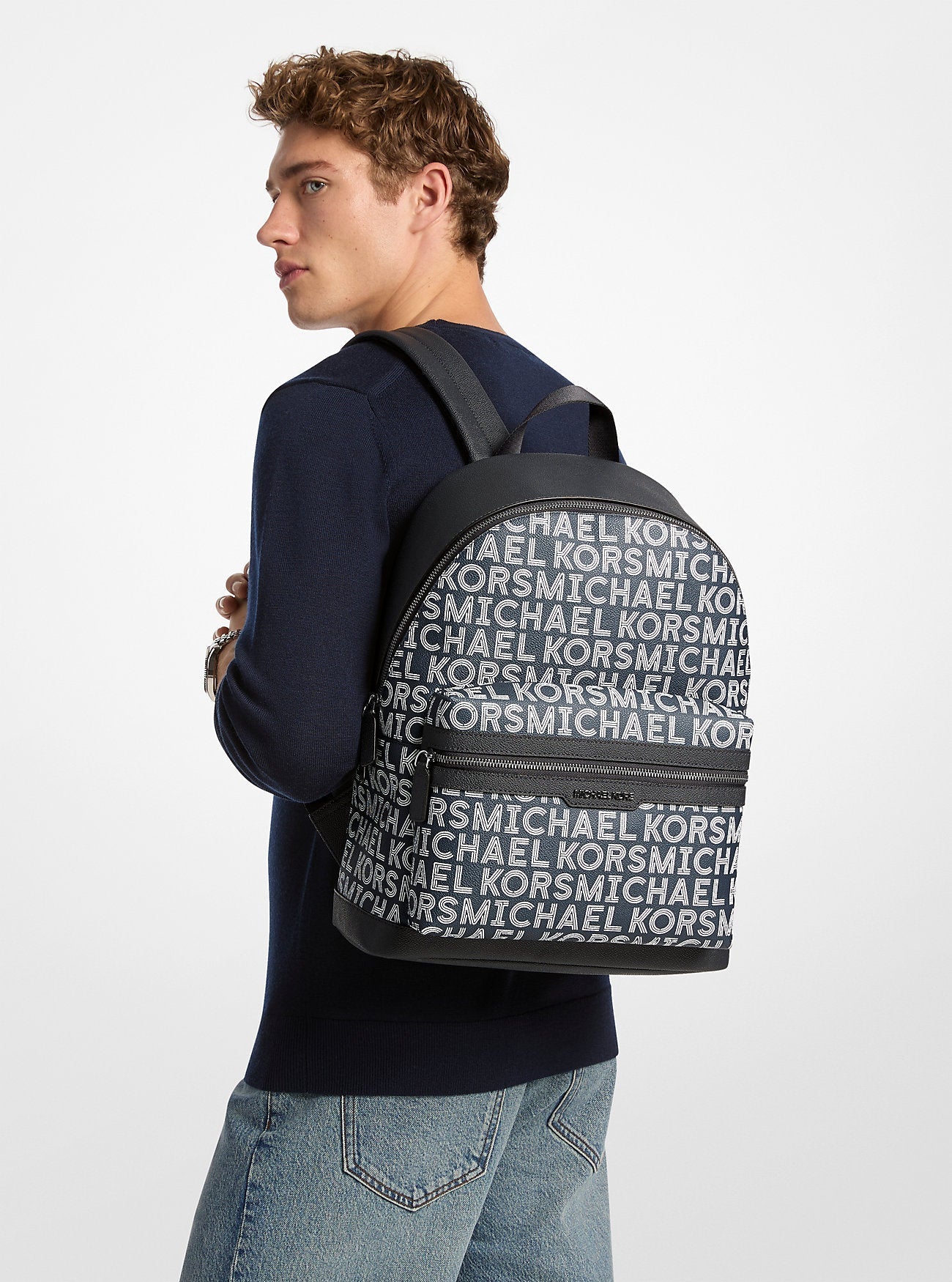 Cooper Medium Graphic Logo Backpack Bright Wht Bright Wht