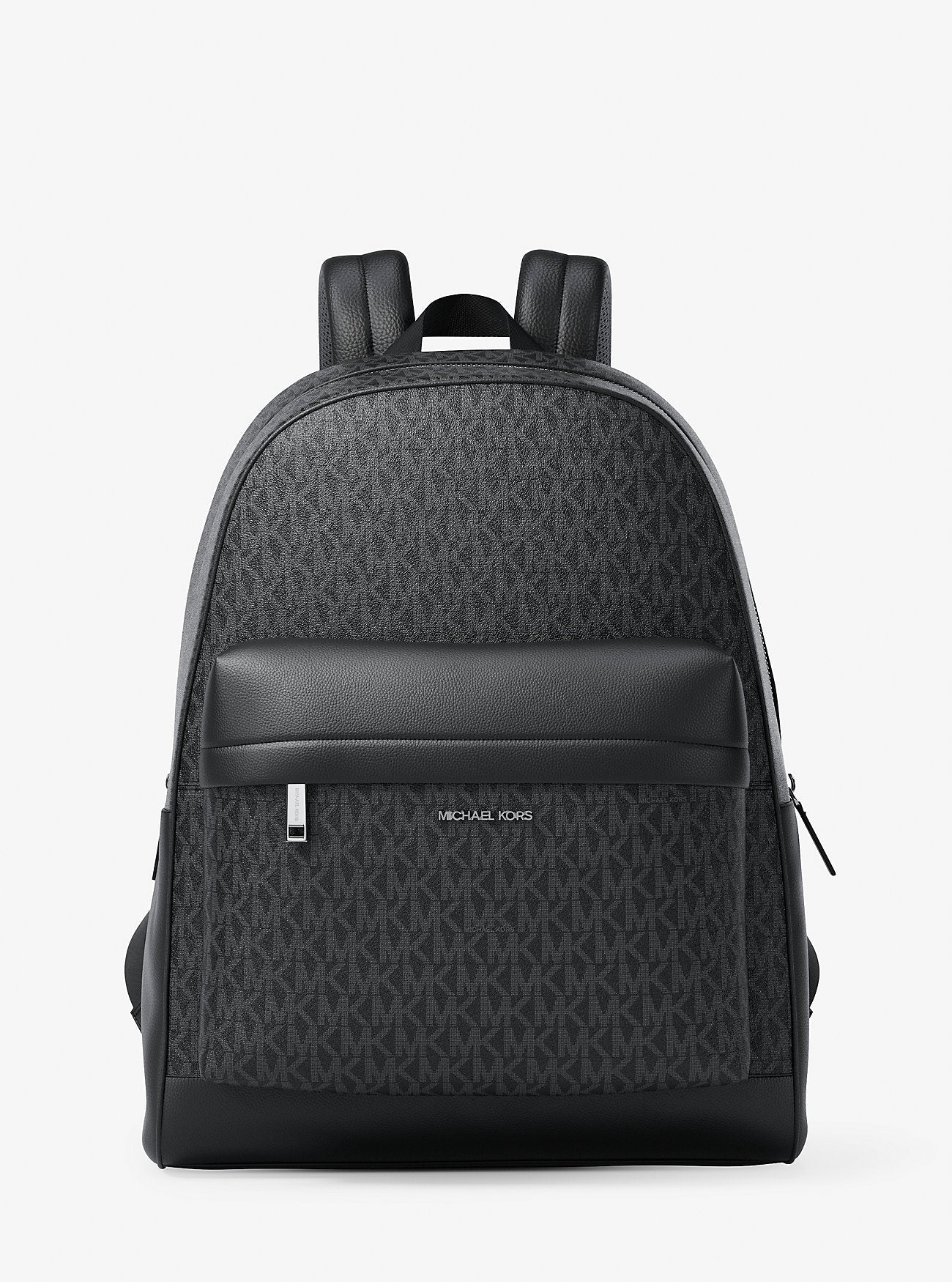 Michael Kors Pacey Medium Signature Logo Backpack Black