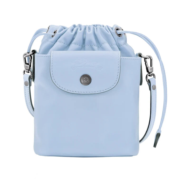 LONGCHAMP Wave Le Pliage Xtra XS Bucket Leather bag