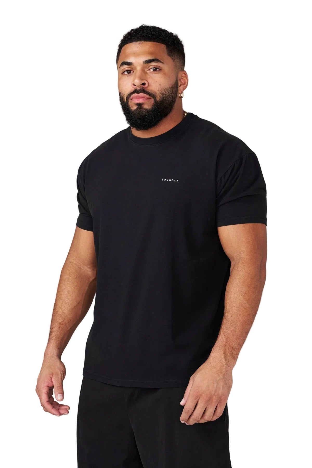 4295 - Perfect Tailored Tees Black - Unmatched Kicks - YOUNG LA