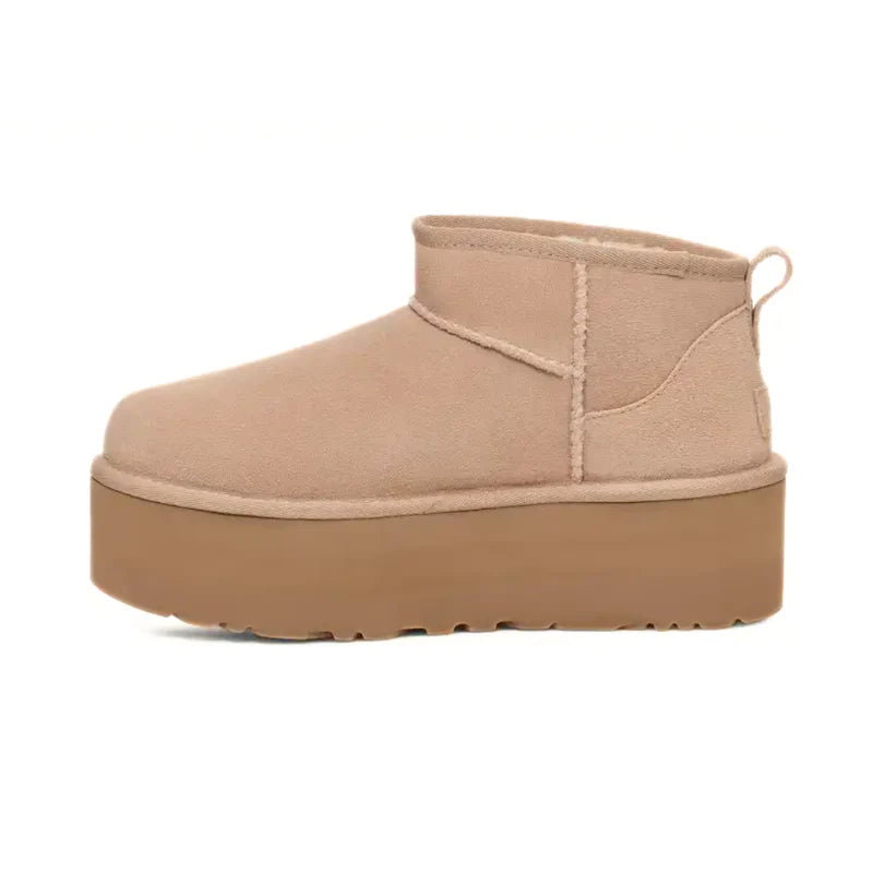 UGG SAND Classic Ultra Mini Platform (W)