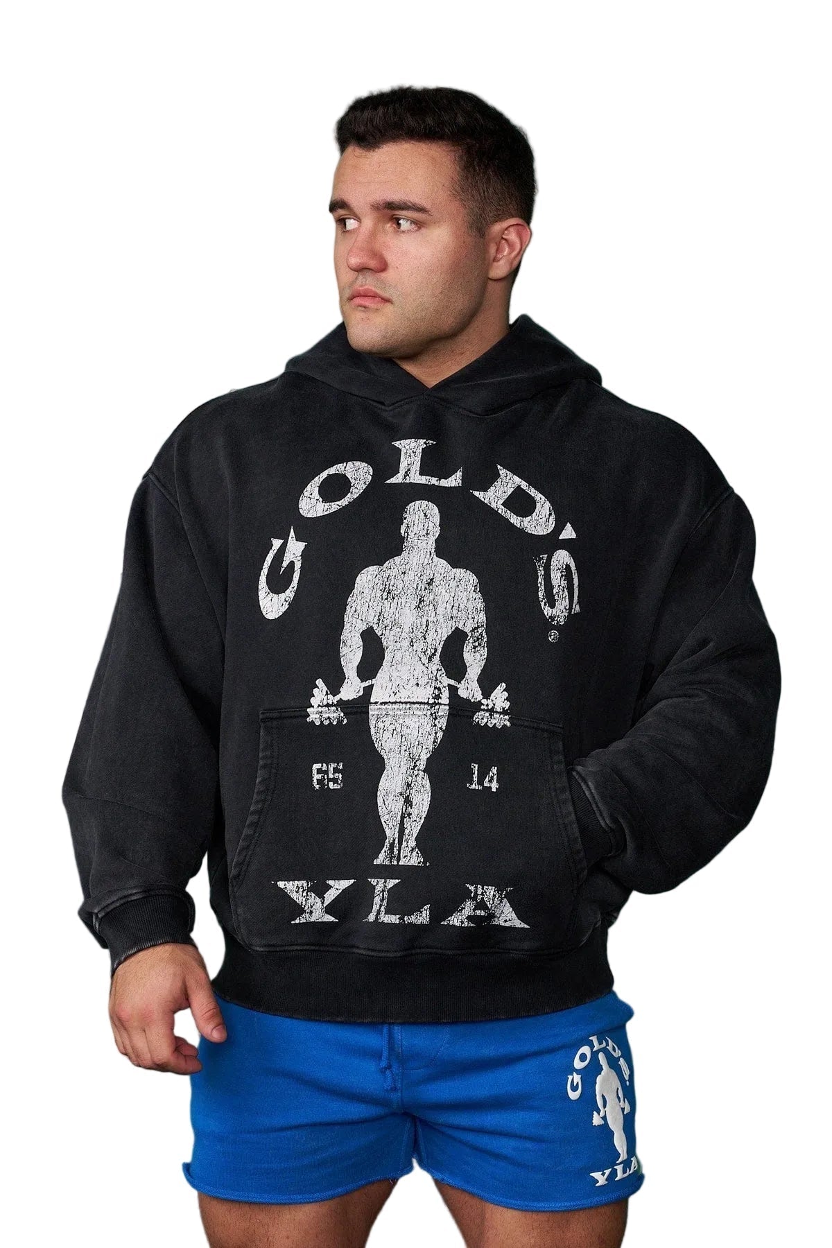 5161 - Golds Gym Classic Pullovers Black Wash - Unmatched Kicks-YOUNG LA