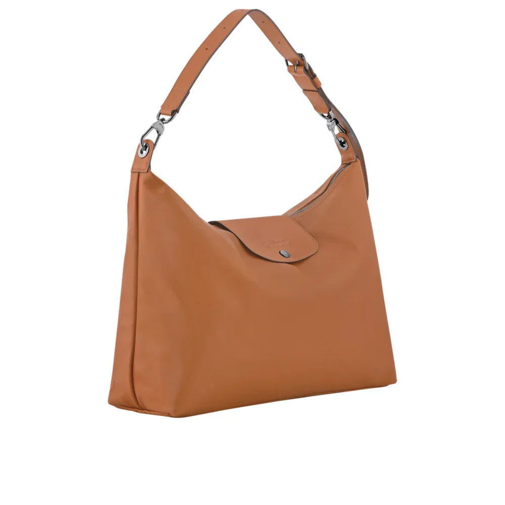 LONGCHAMP Cashew Le Pliage Xtra XL Hobo Leather bag