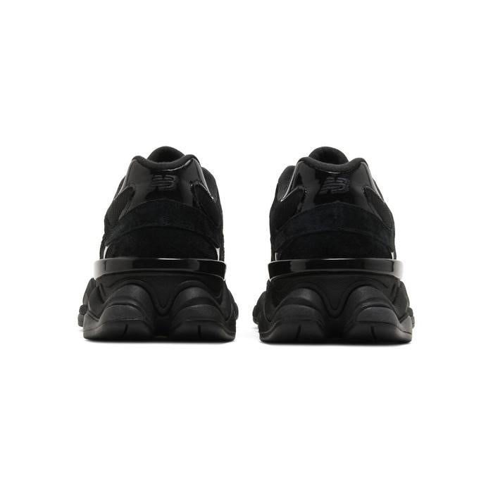 New Balance 9060 'Triple Black Suede Patent'