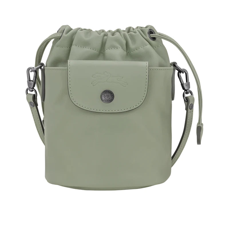LONGCHAMP Tundra Le Pliage Xtra XS Bucket Leather bag